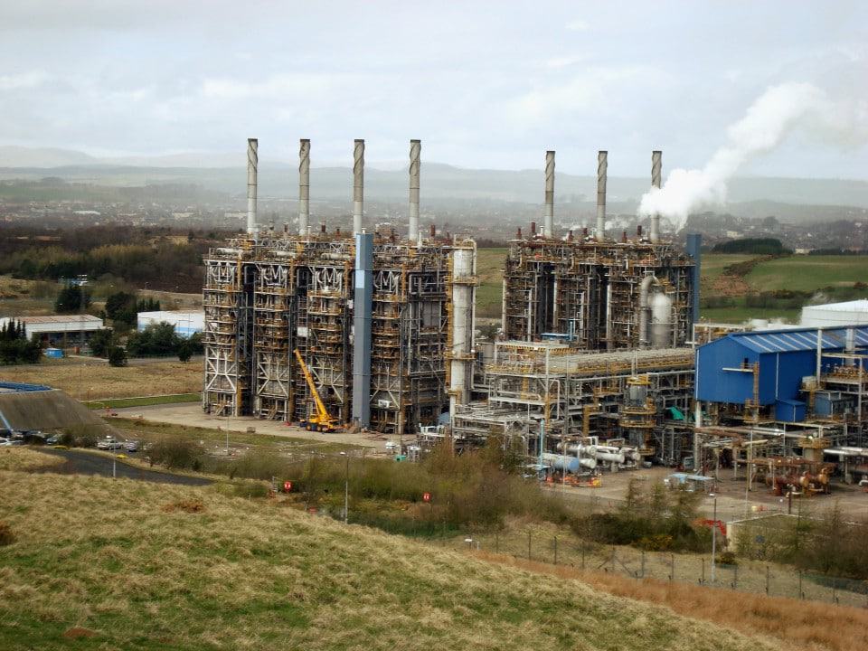 Petrochemical plant site
